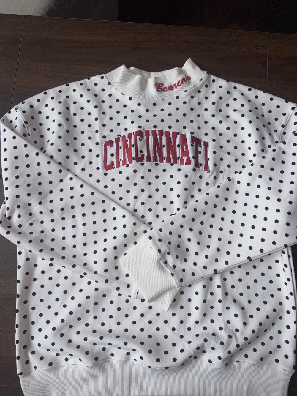 Cincinnati BearCats UC Mock Neck Sweatshirt